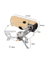 اجاق گاز مسافرتی و کمپینگ تاشو portable cassette stove